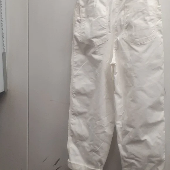 Wilfred Free White Pants Boyfriend Pants 28" Waist size 4 - Picture 6 of 8